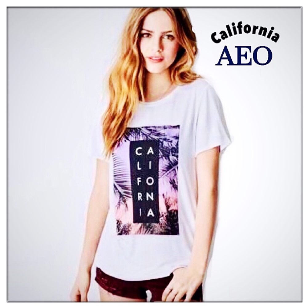 AEO Graphic California Soft & Sexy Tee